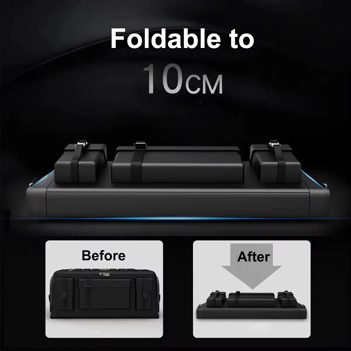Car Trunk Storage Organizer With Lid Universal Car Trunk Organizer 70L Storage Box Oxford Cloth Folding Organizador from PriceLows™