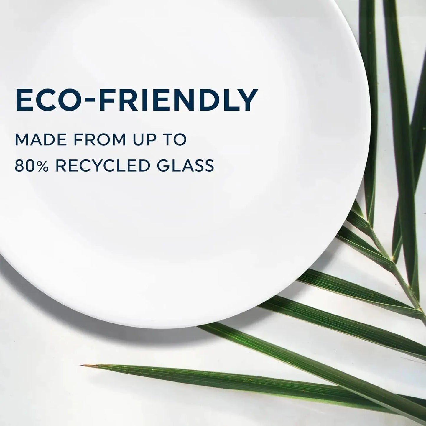 10.5-Inch Dinner Plate Set of 6, Lightweight & Chip-Resistant, Microwave & Dishwasher Safe from PriceLows™