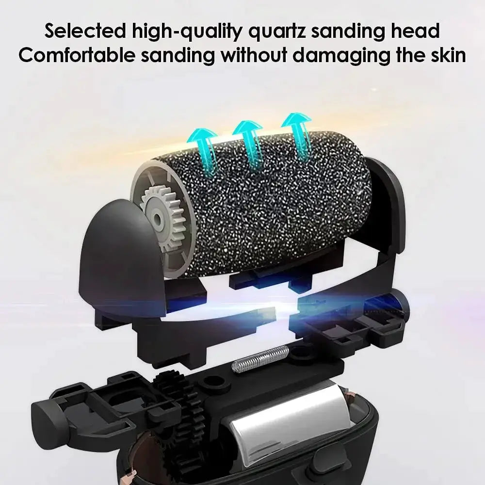 Waterproof Charged Electric Foot File for Heels Grinding Pedicure Tools Professional Foot Care Tool Dead Hard Skin Callus USB from PriceLows™