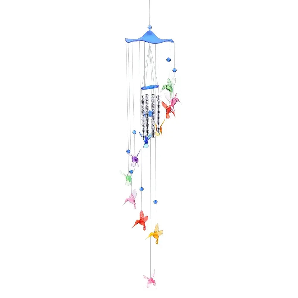 Hummingbird Lucky Wind Chimes Handmade Wall Hanging Wind Chime Pendants Art Crafts Ornaments Birthday Gifts Yard Decoration from PriceLows™