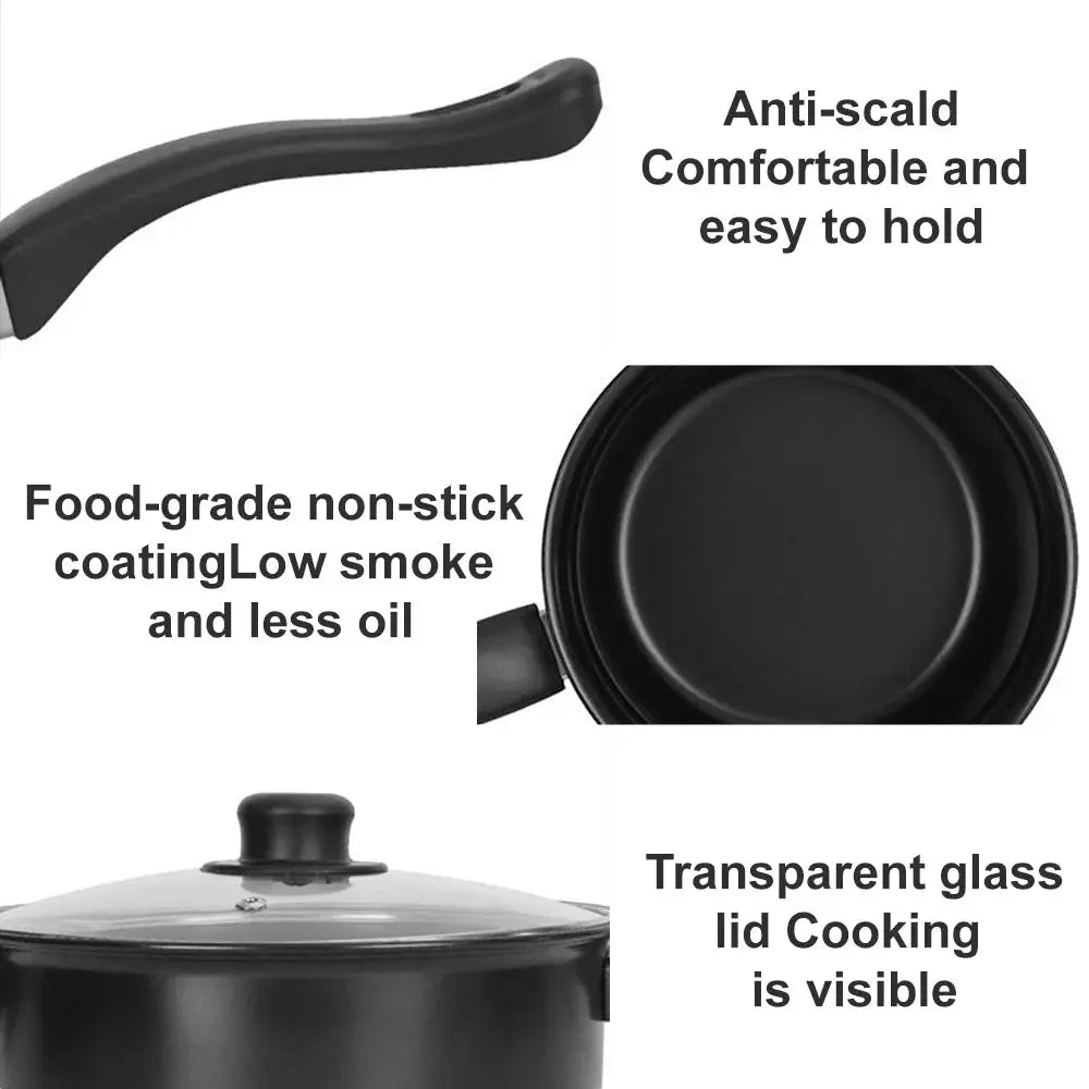 Kitchen Essentials 13pcs Refined iron Cookware Set Non-stick Frying Pan Multi-purpose Pan for Frying, Simmering and Stir-frying from PriceLows™