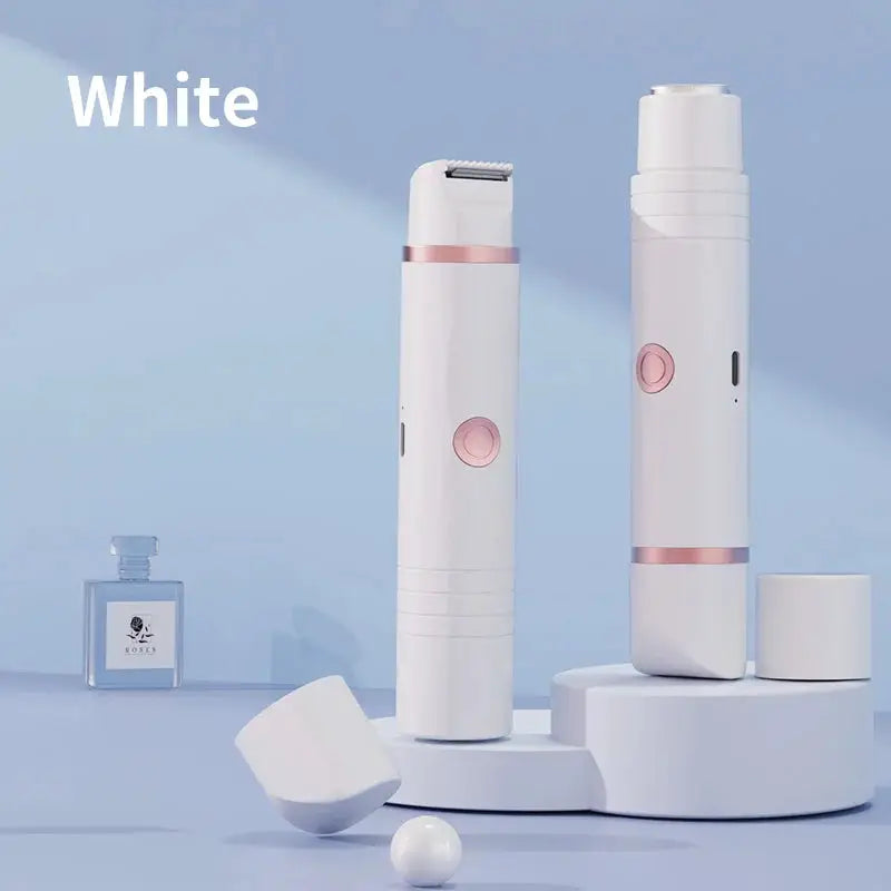 2-In-1 Female Electric Shaver | Rechargeable | 4 Body Areas