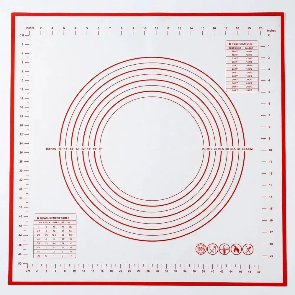 Silicone Baking Mat | Kneading Pad | Non Stick | 1 Piece