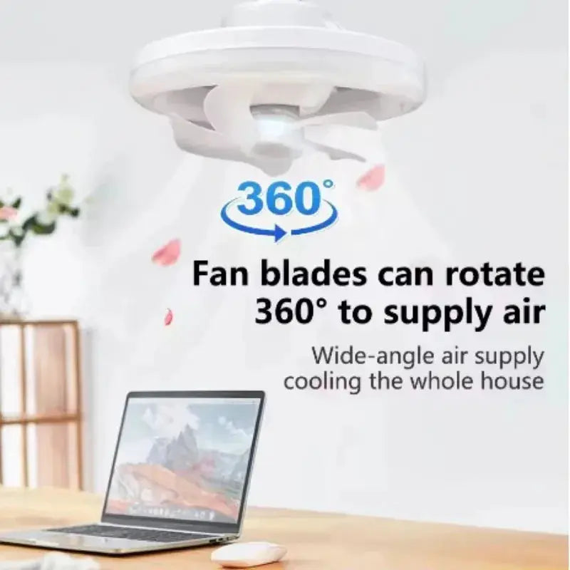 Ceiling Fan Bulb | E27 Base | LED RGB Dimmable | 3 Speeds