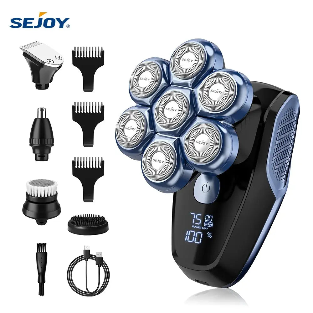 Electric Shaver | 6 In 1 Grooming Kit | Nose Hair Trimmer | Waterproof