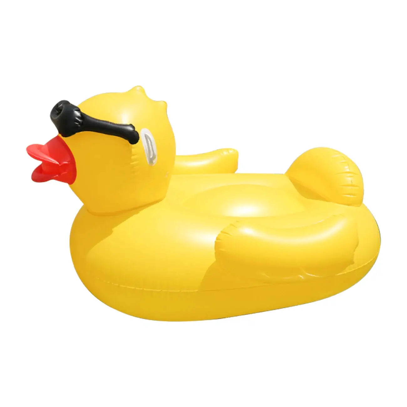 Inflatable Pool Float | Yellow Duck Design | Stable Legs And Wings | One Size