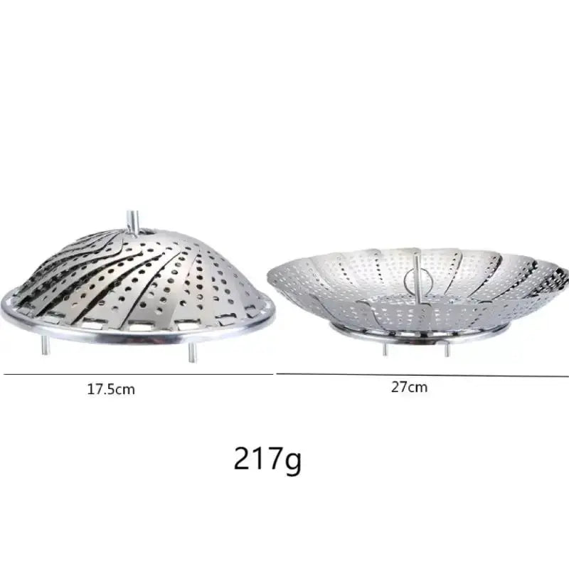 Steamer Basket | Stainless Steel | Expandable To Fit Pots | Fits Pot Sizes