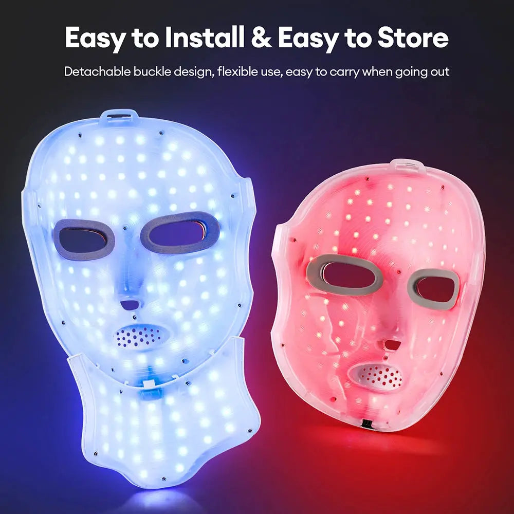 Led Face Mask | 7 Color Therapy | Skin Care Device | Home Beauty Machine