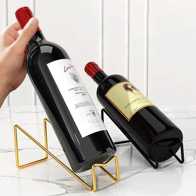NEW 1 Pack Wine Bottle Rack Countertop Wine Bottle Display Rack Wine Storage Rack Simple Home Counter Decoration from PriceLows™
