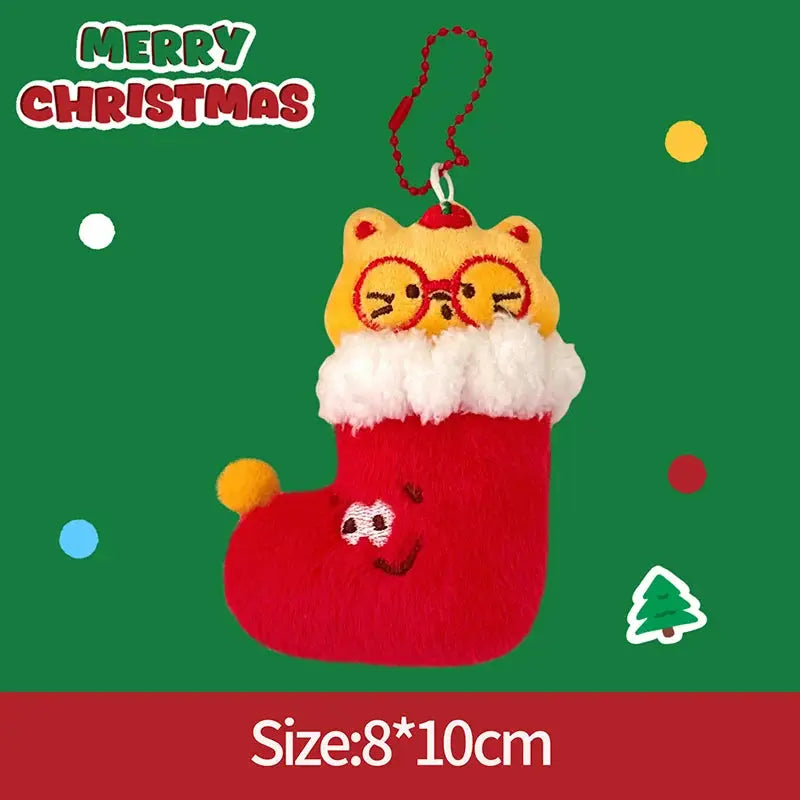Hanging Plush Ornament | Santa Claus Snowman | Soft Touch Christmas Decoration