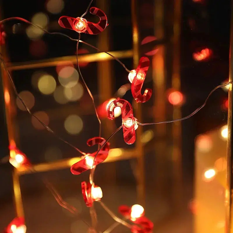 LED Fairy String Lights | 2M Length | Battery Operated | Christmas Figures