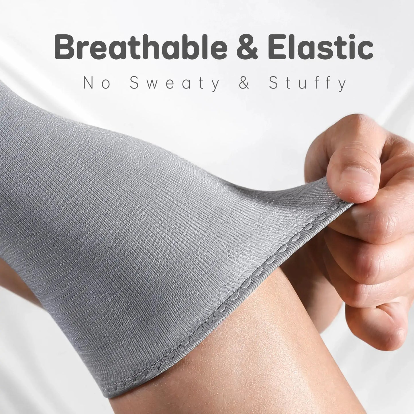 Adjustable Shoulder Support Brace | Breathable Compression Knit | Grey Sports Wraps