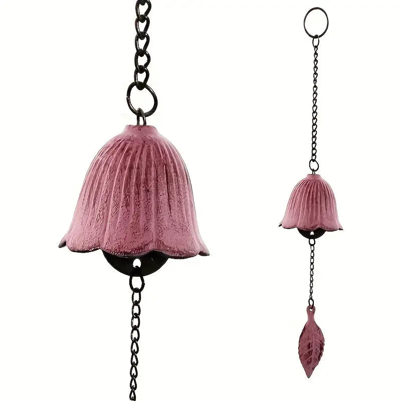 Creative Japanese Cast Iron Wind Chime Hanging Decoration Metal Retro Hanging Leaf Bell Balcony Outdoor Garden Hanging Decorate from PriceLows™