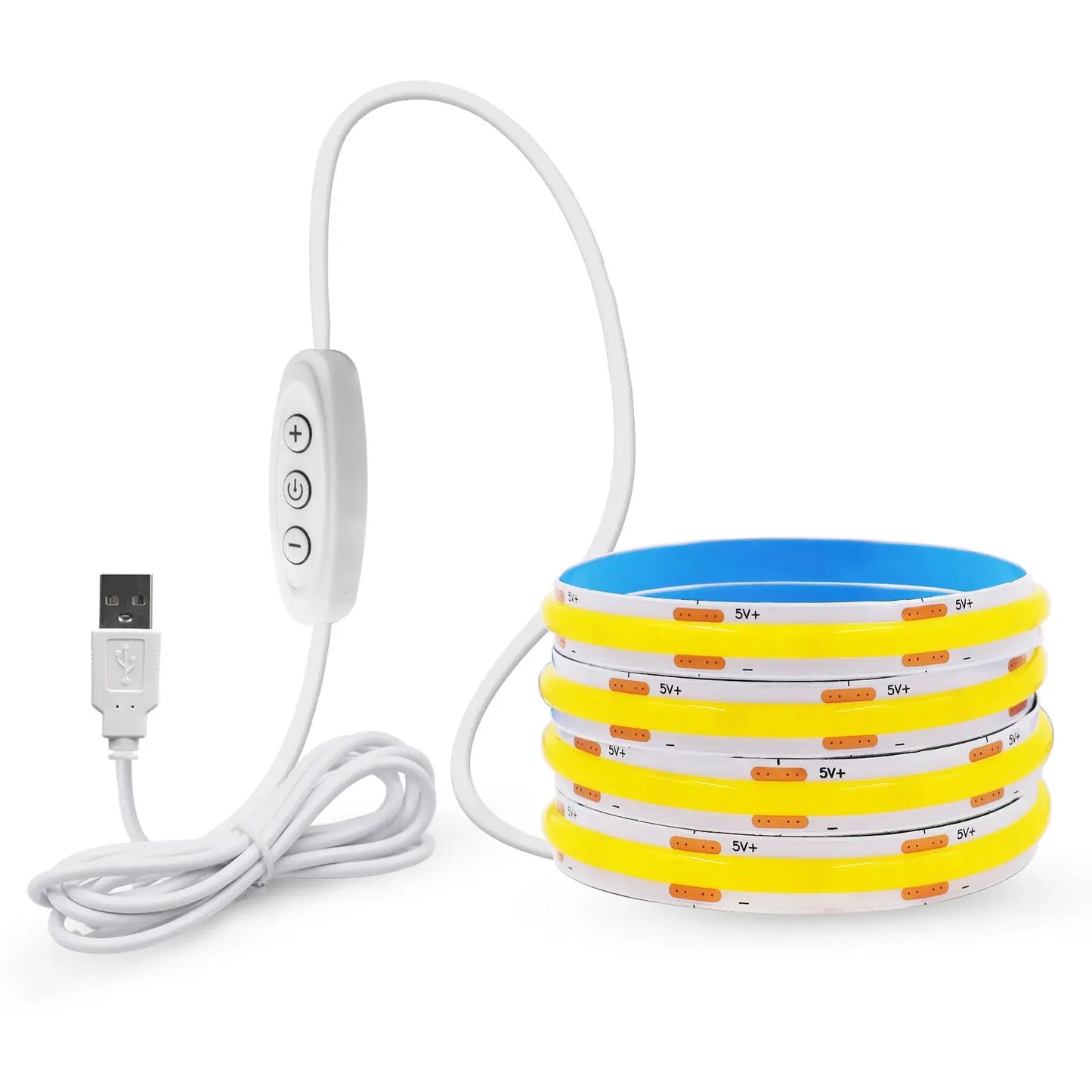 LED COB Strip Light Touch Dimmer Switch Flexible Diode Tape 5V USB Indoor Lamp Linear Lighting Room DIY TV Backlight Wall Decor from PriceLows™