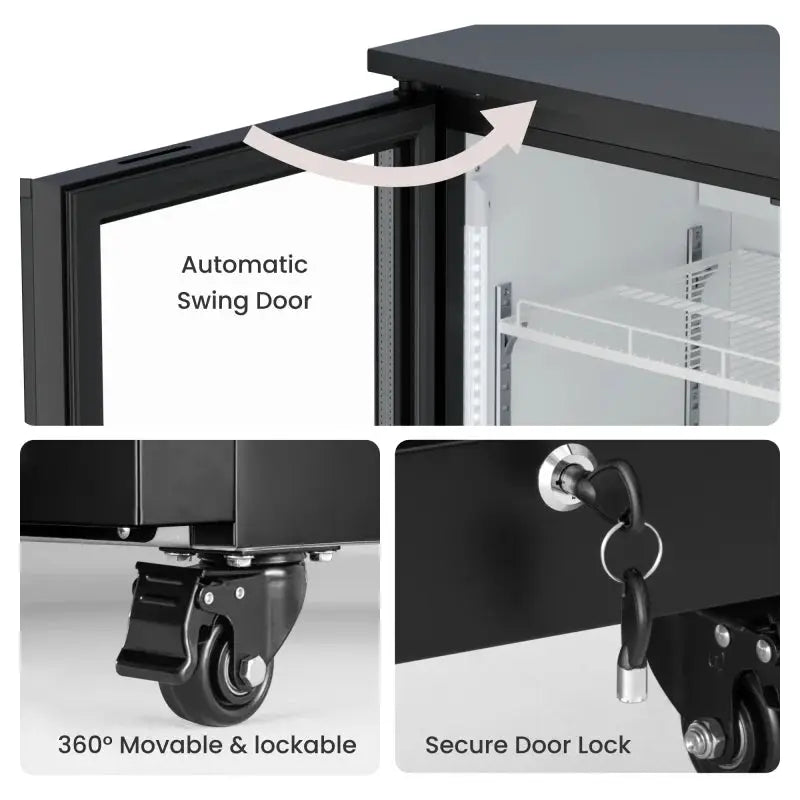 Commercial Freezer Glass Door Beverage Display Cabinets Upright Refrigerator Fresh Cabinet Mini Bar Fridge from PriceLows™
