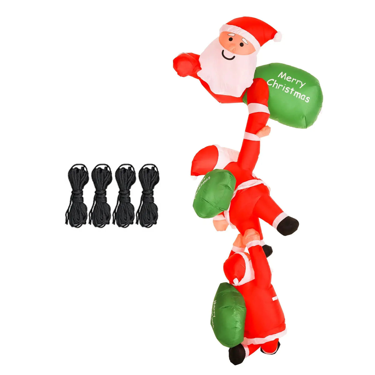 Inflatable Christmas Santa | 7.8 Ft Tall | 6 LED Lights | Waterproof