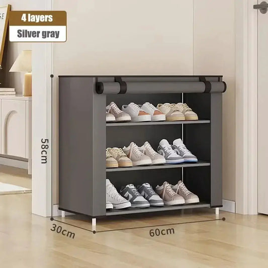 Shoes Organizer Rack Multilayer Dustproof Shoe Cabinet Household Economy Type Shoe Storage Space-saving Shoe Rack Organizer from PriceLows™
