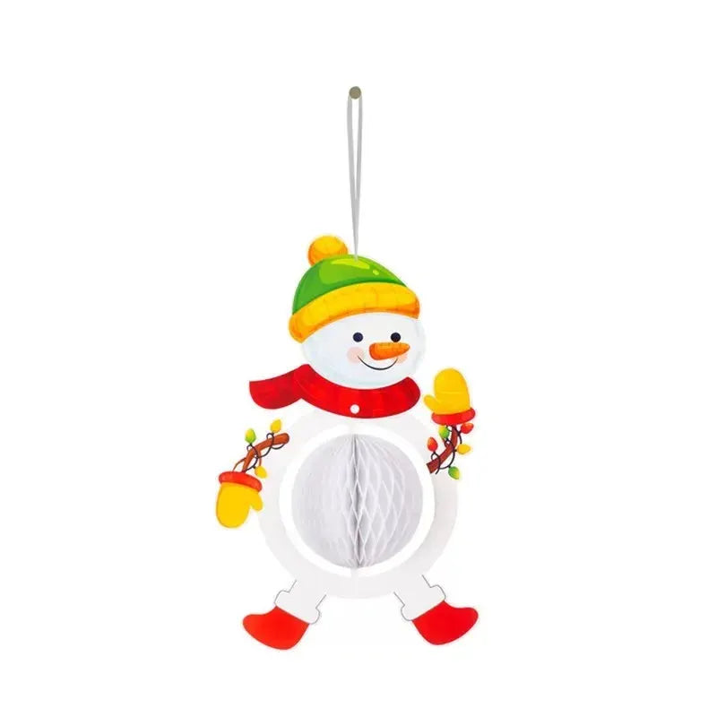 Christmas Tree Ornaments | Assorted Figures | PVC Material | 10 Pack