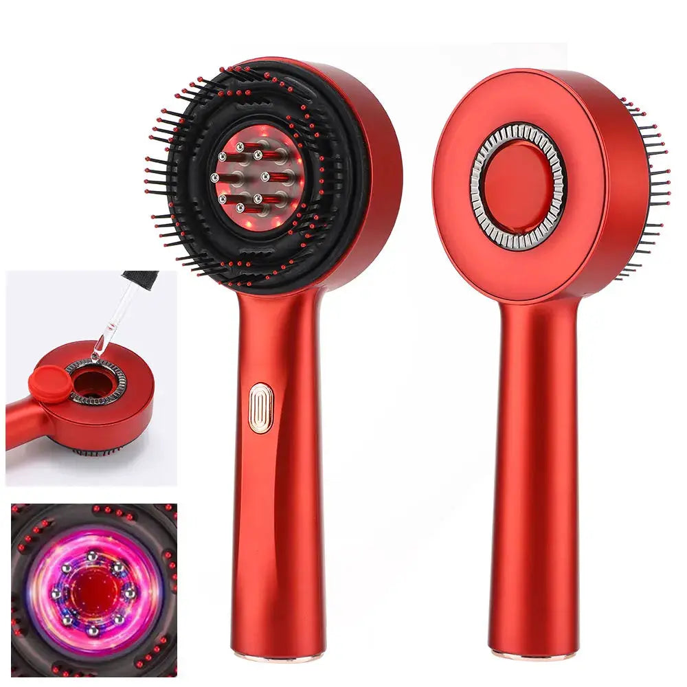 Electric Scalp Massager | Red Light Therapy | Oil Applicator | Rechargeable