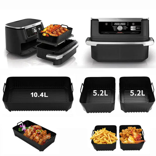 Air Fryer Tray Silicone Mold | Ninja AF500 Compatible | Non Stick and Reusable