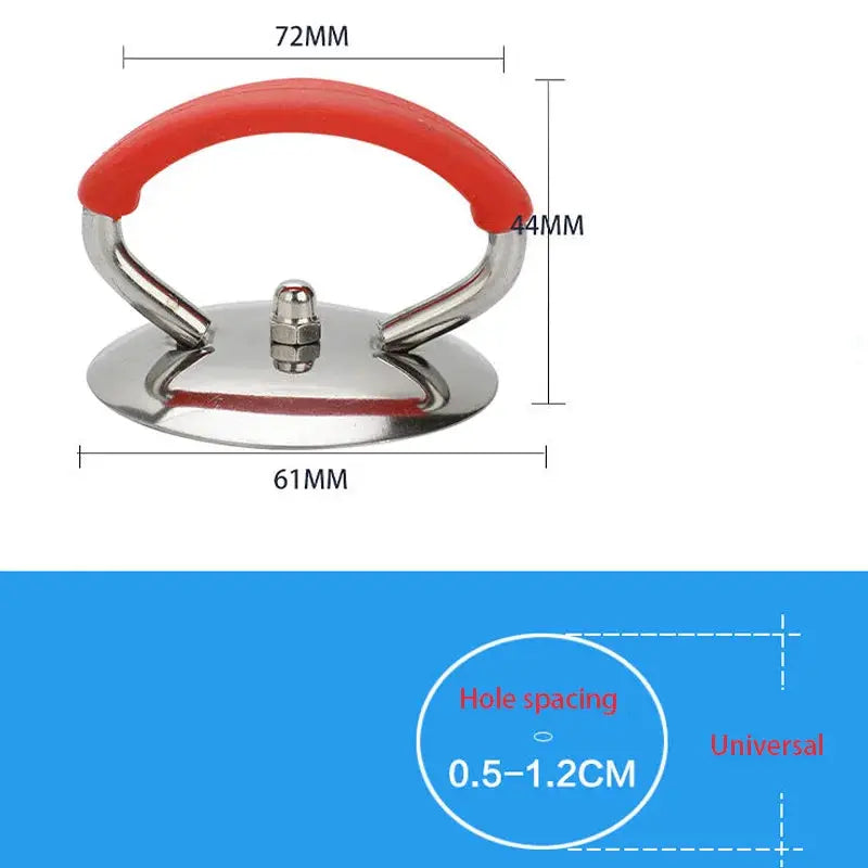 Lid Handle Knob Cover | Stainless Steel Plastic | Universal Fit | One Size