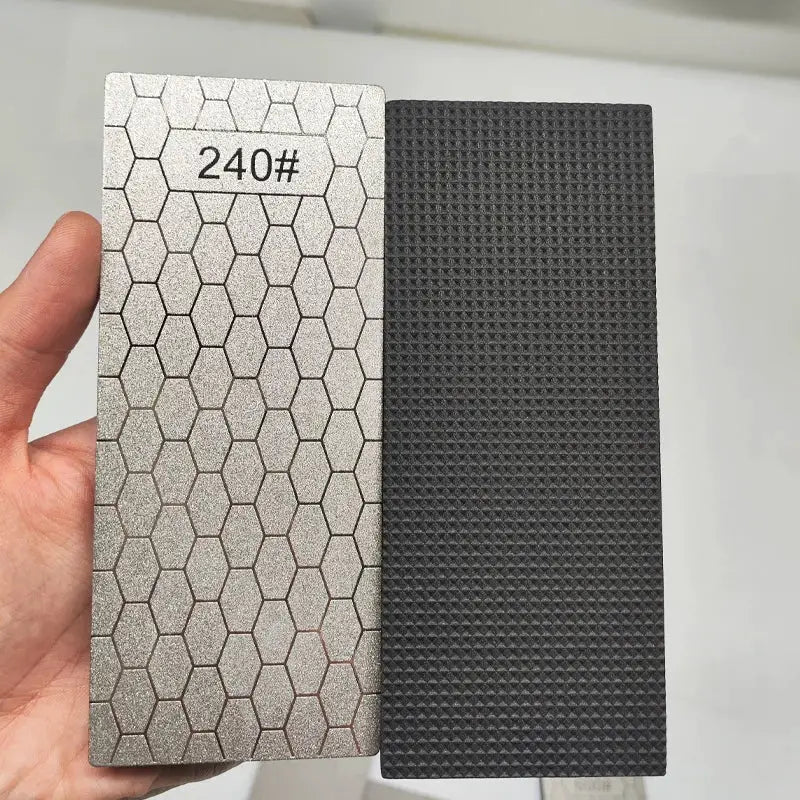 Diamond Sharpening Stone | 80-3000 Grit | 230x80mm Hard Base Non-slip