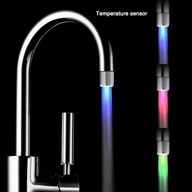 LED Faucet Aerator | RGB Color Light | Temperature Indicator | M22 Connection