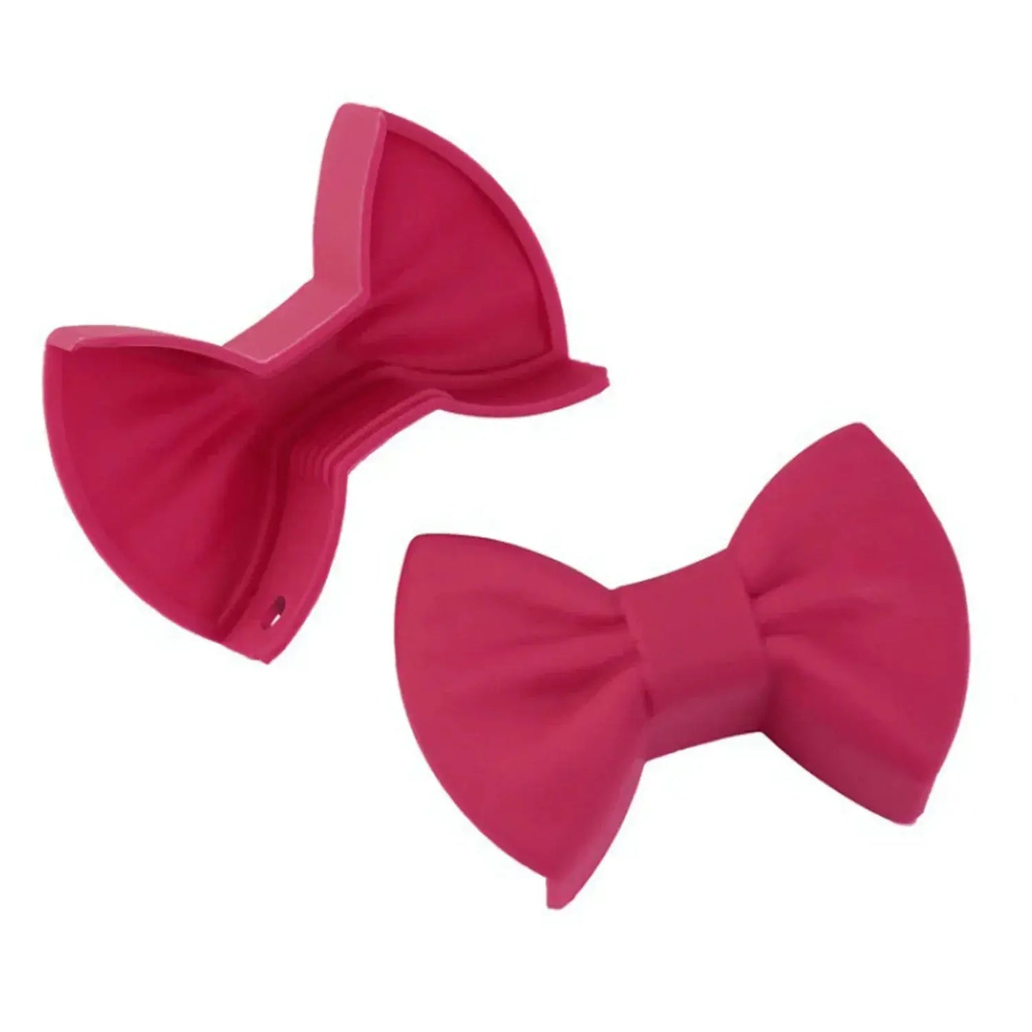 Silicone Oven Mitts | Two Pack | Heat Resistant | Dark Red Pink