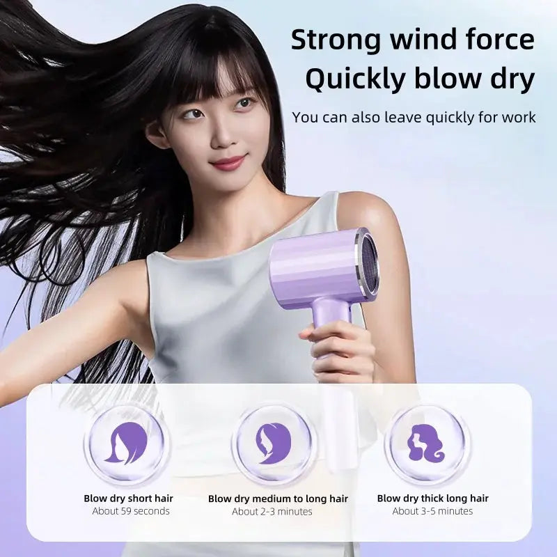 Wall Mounted Hair Dryer | 2400W | Hot And Cold Air | With Magnetic Holder