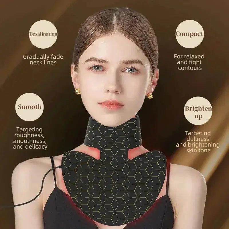 2025 Neck LED Lift Mask Photon Anti-Wrinkle Skin Tightening Neck Beauty Device Skin Brighten Rejuvenation Neck Wrinkle Remover from PriceLows™
