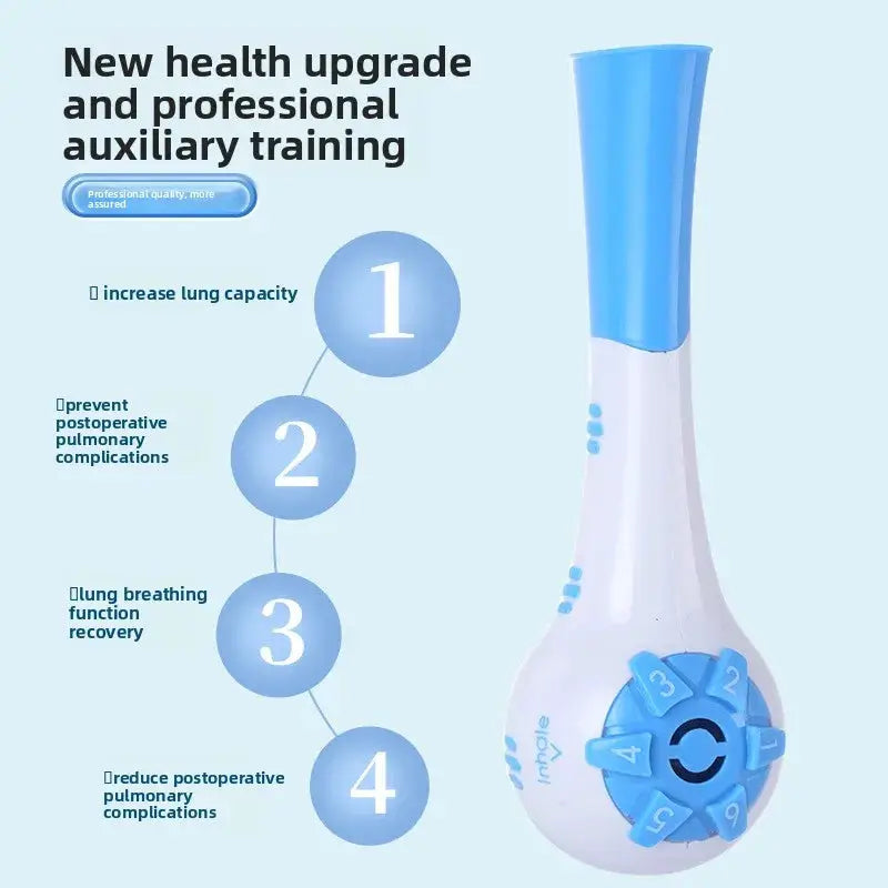 Breath Trainer | Adjustable Resistance | Compact Size | Multiple Color Options