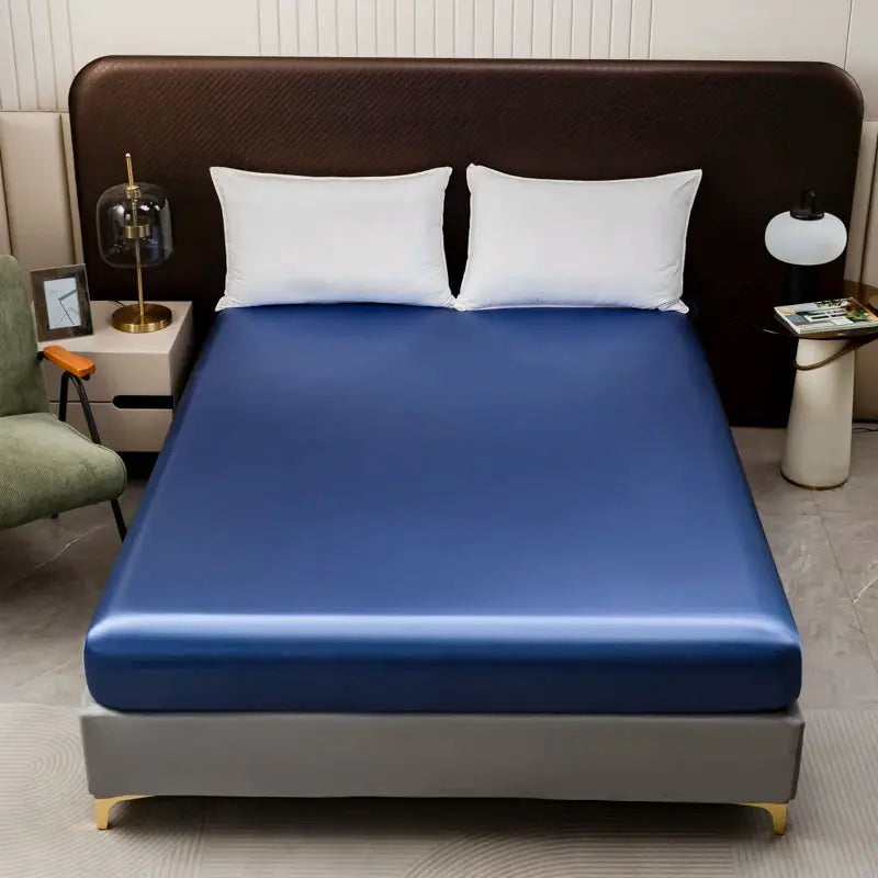Satin Fitted Sheet | 25 Inch Pocket | Smooth Finish | Twin To King