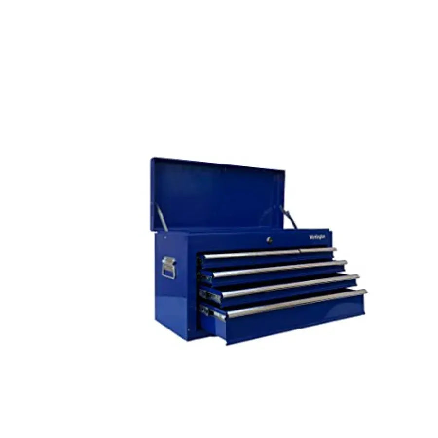 Portable Metal Tool Chest with 6 Drawers 24" 6-Drawer Tool Chest Cabinet with Ball Bearing Drawer Slides Steel Tool Storage Box from PriceLows™