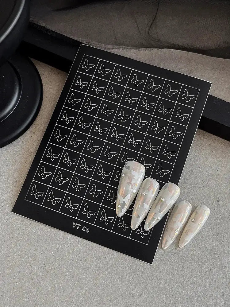 Jelly Halloween Skeleton Stickers Nail Art Cool Evil dark style decorative Nails Sticker DIY Trendy Manicure Ornaments Supplier from PriceLows™