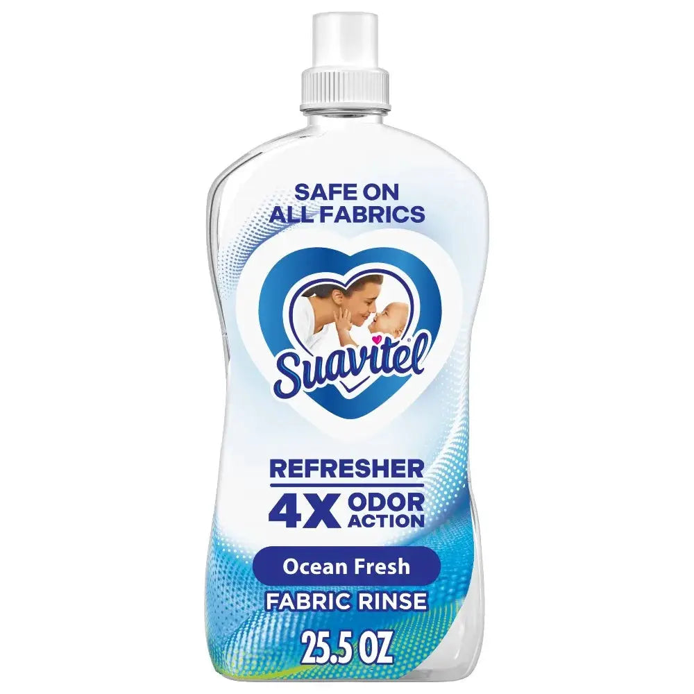 Liquid Fabric Softener | Ocean Fresh Scent | Odor Eliminating | 25 Fl Oz