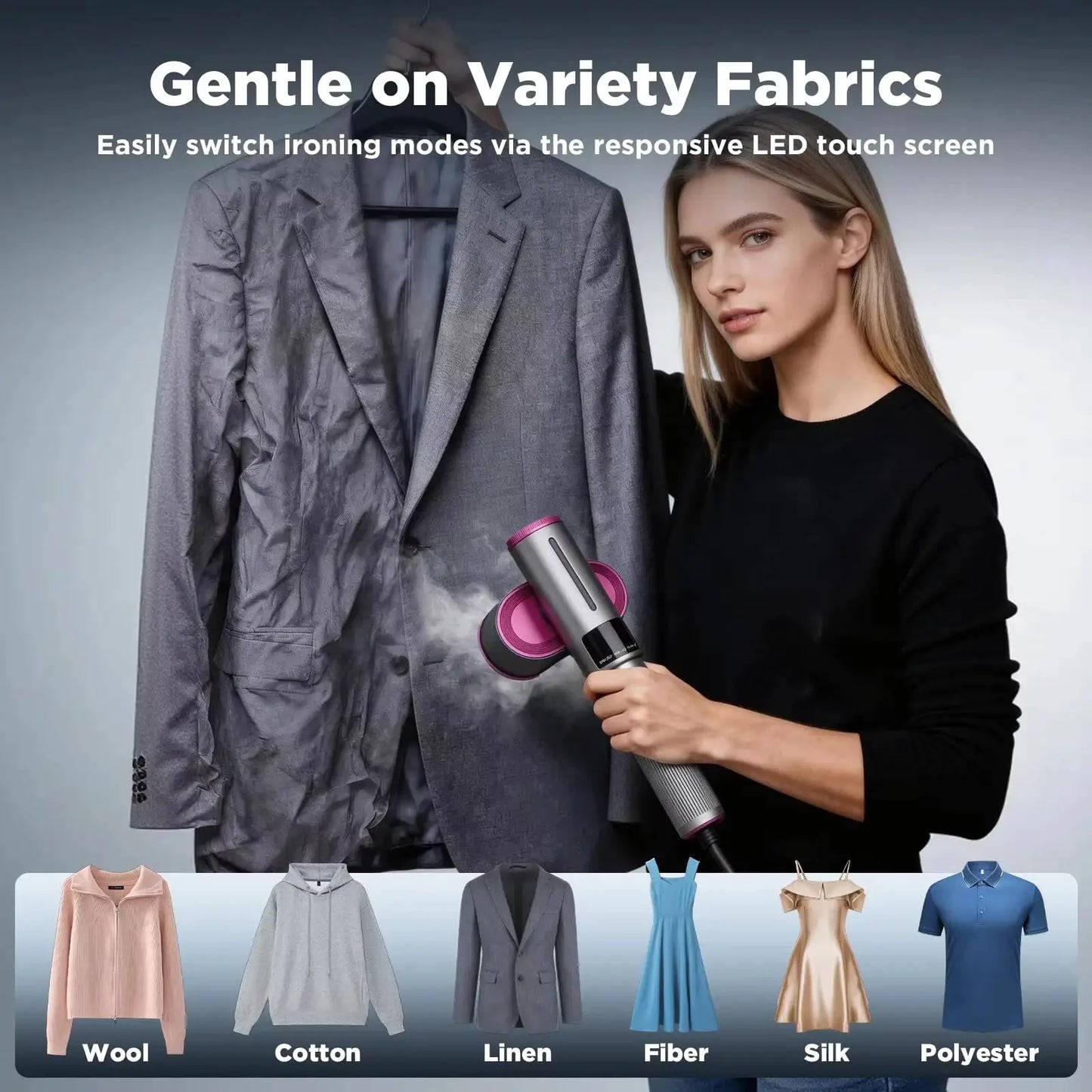 Handheld Garment Steamer | 1200W Fast Heating | Portable Mini Travel Iron