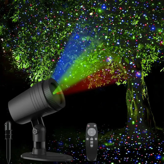 Outdoor Laser Projection Light | IP65 Waterproof | 15-30 Sqm Coverage