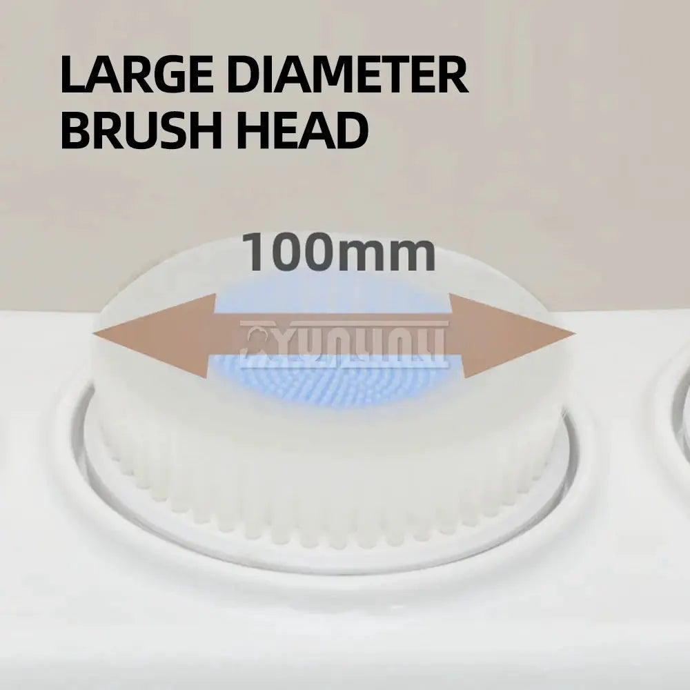 Electric Shower Brush | 3 Brush Heads | Exfoliating Massage | 1 Pack