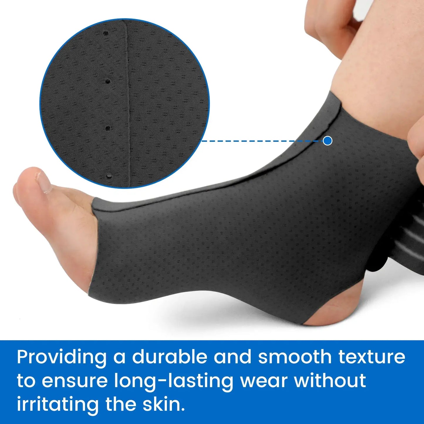 Velpeau Ankle Support Brace | Adjustable Strap | Nylon Compression Sleeve
