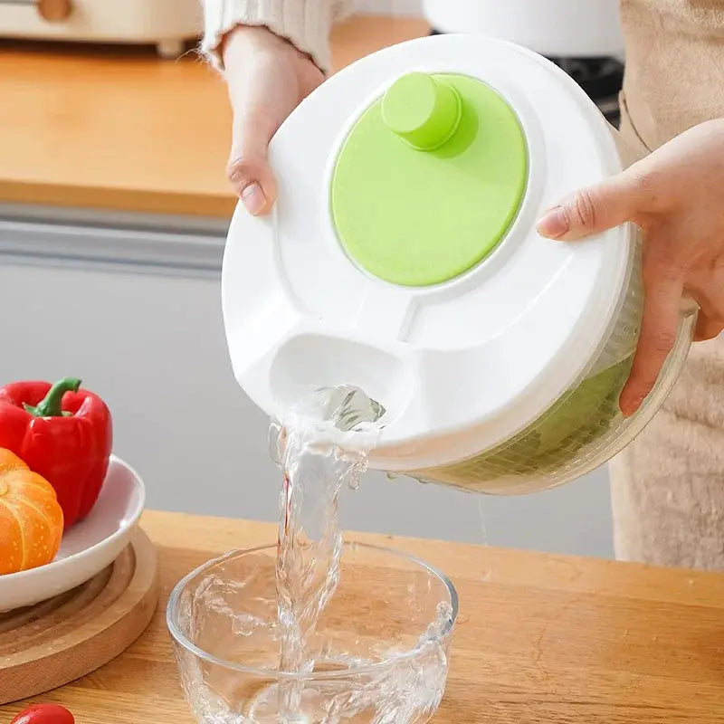 Multifunctional Household Manual Vegetable Dehydrator - Salad Spinner with Fruit, Lettuce Drain Basket | Home Kitchen Gadgets from PriceLows™