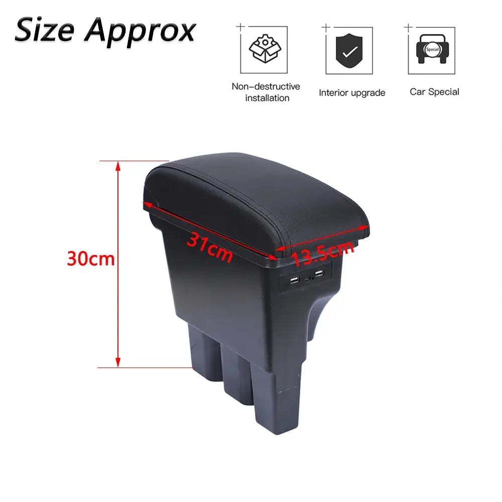Car Center Armrest Box Assembly Storage Box with USB Ports for Suzuki Jimny 2019-2023 JB74 Retrofit Parts Interior Accessory from PriceLows™