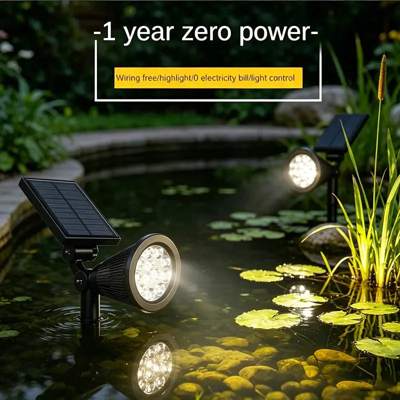 FAMCDC Solar Spot Light Outdoor Lawn Lamp Waterproof Spotlights Solar Garden Lights Landscape Lighting Decoration Pathway Lamp from PriceLows™