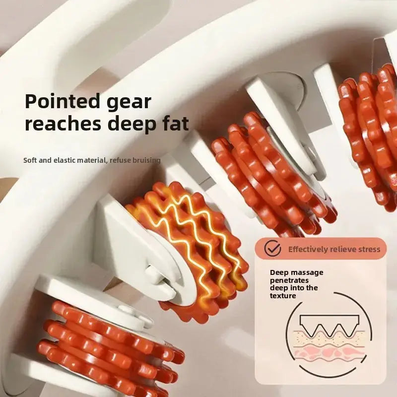 Multi-Function Leg Massager | Detachable Handles | Full Body Relief | Manual Abs And Neck Therapy