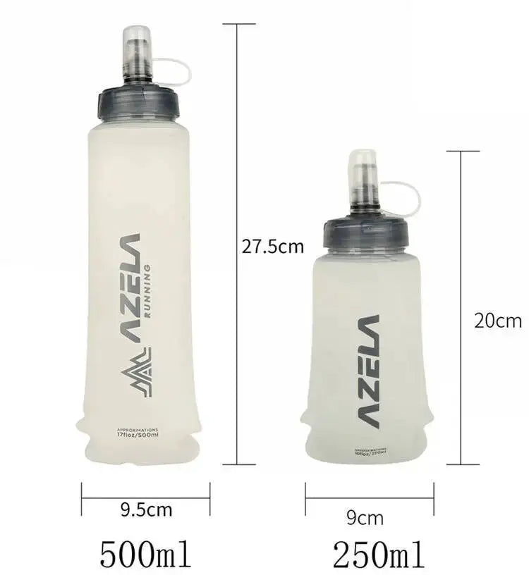 Foldable Silicone Water Bag Soft Water Bottle Leakproof Collapsible Hydration Flask for Camping Hiking Travel Outdoor Sports from PriceLows™