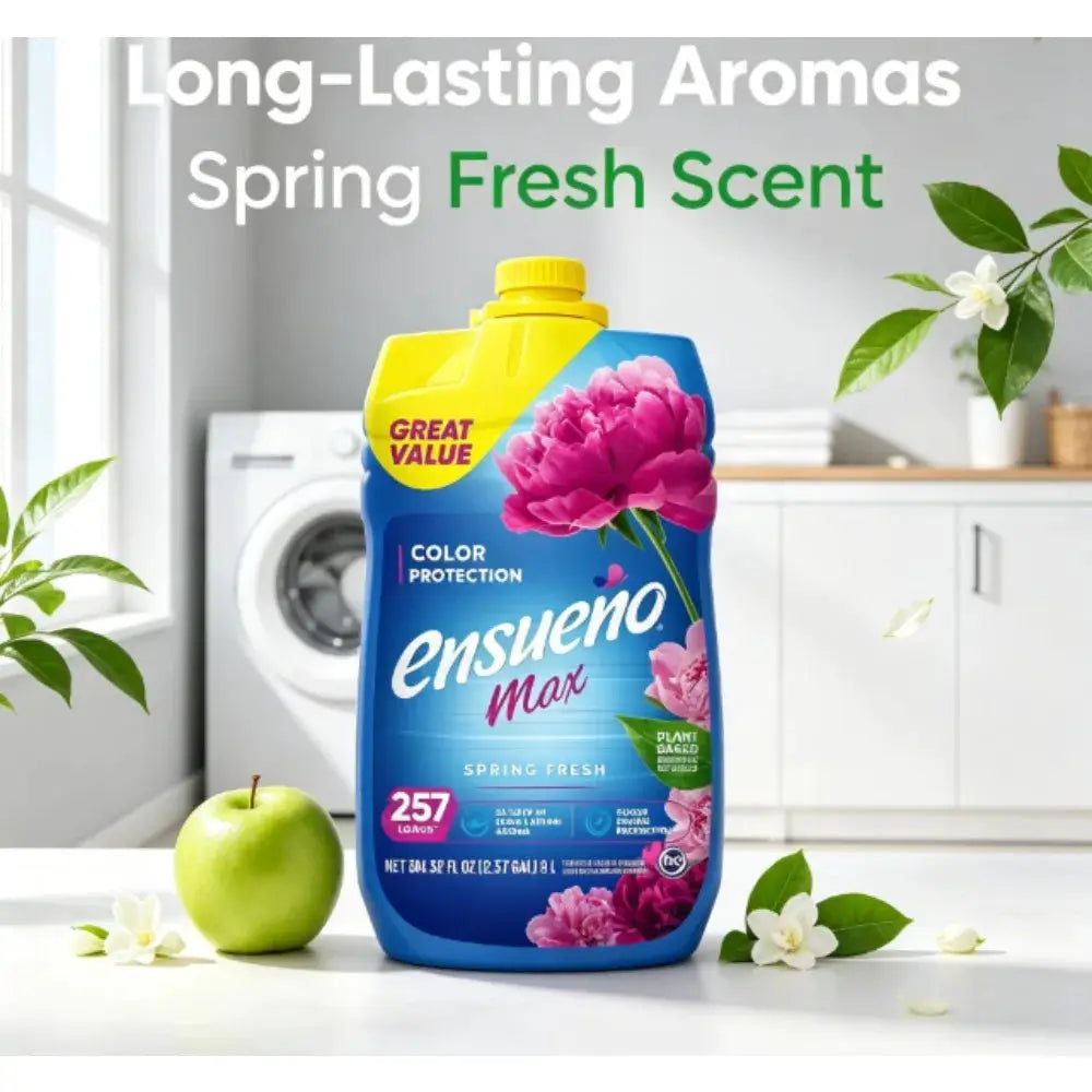 Liquid Fabric Softener | Fresh Spring Scent | 225 Loads | 304 Fl Oz