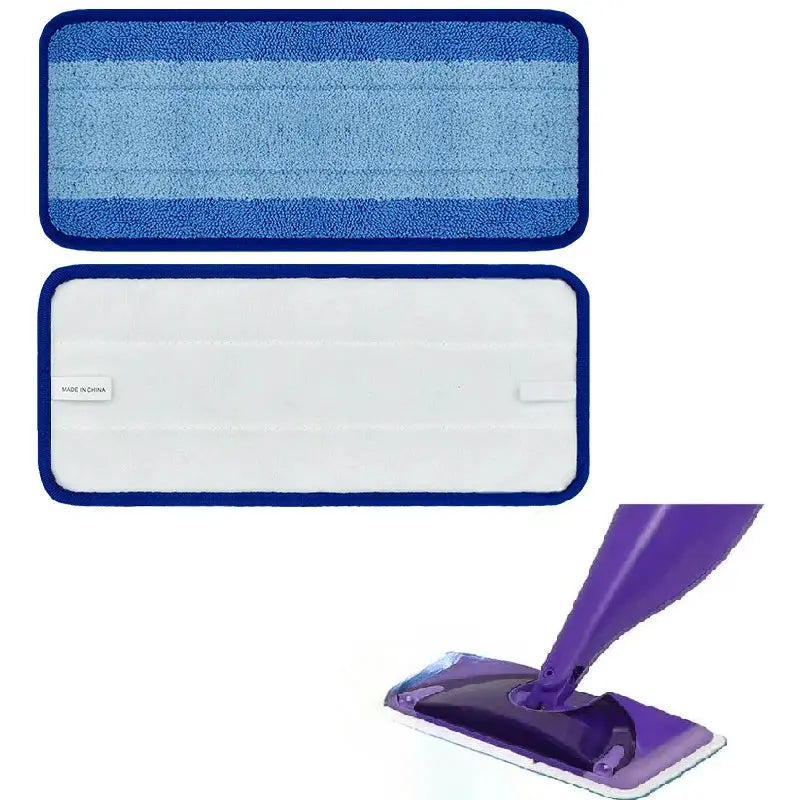 2PCS Reusable Mop Pads for Swiffer WetJet Microfiber Mop Refill Cloths Hardwood Floor Cleaning Reusable Replacements Pad from PriceLows™