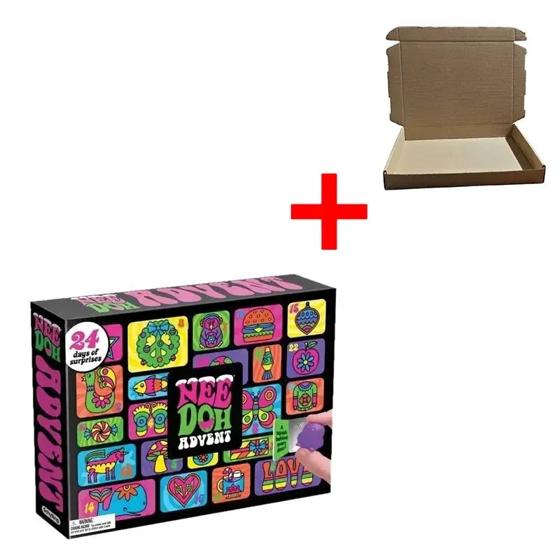 Christmas Advent Calendar | Food Grade Silicone | 3D Fidget | 24 Day Pack