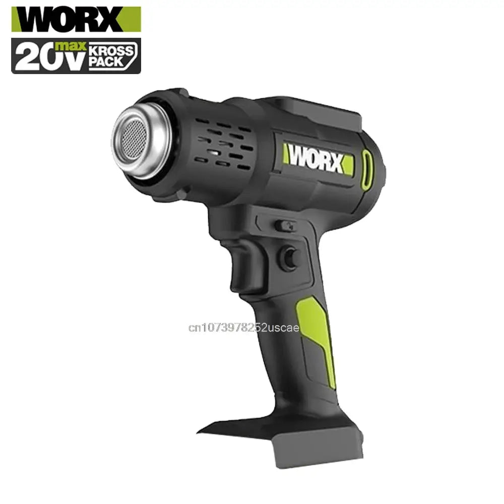 Worx Hot Air Gun LCD Temperatures Adjustable Heat Gun Thermal Blower Shrink Wrapping Univeral 20V Green[Non battery and Charger] from PriceLows™
