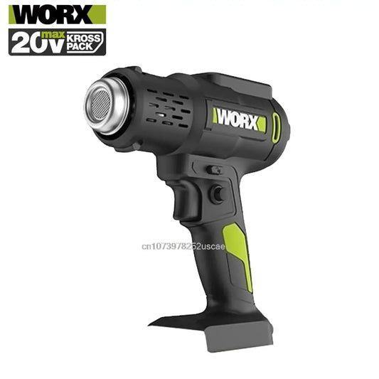 Worx Hot Air Gun LCD Temperatures Adjustable Heat Gun Thermal Blower Shrink Wrapping Univeral 20V Green[Non battery and Charger] from PriceLows™