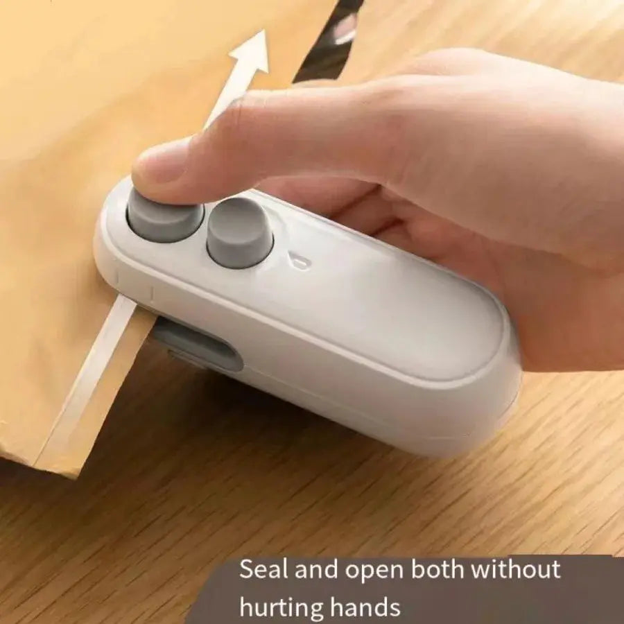 Portable Rechargeable 2-in-1 Bag Sealer & Cutter, Food Bag Sealing Tool from PriceLows™